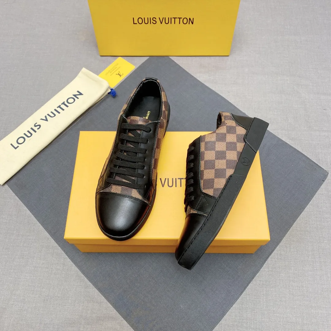 p360 LV men's shoes, casual shoes, sneakers, an international high-end brand, this model is the official classic model, 1:1 quality, made by famous manufacturers, made of Italian cowhide ➕PVC presbyoplasty material, perfect last shape, generous and fashionable design, attracting many consumers, top-grade cowhide inside, made of cowhide: what you want is high quality; dear friends, don't miss to forward the picture, the code number is 38_44 optional, No. 019